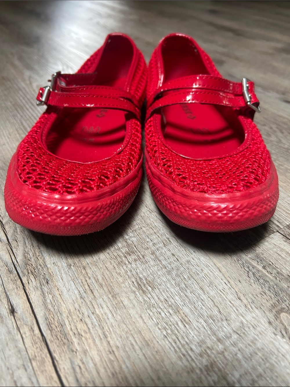 Converse Double-Strap Mary Jane Sneakers chili cherry red women’s 10 net